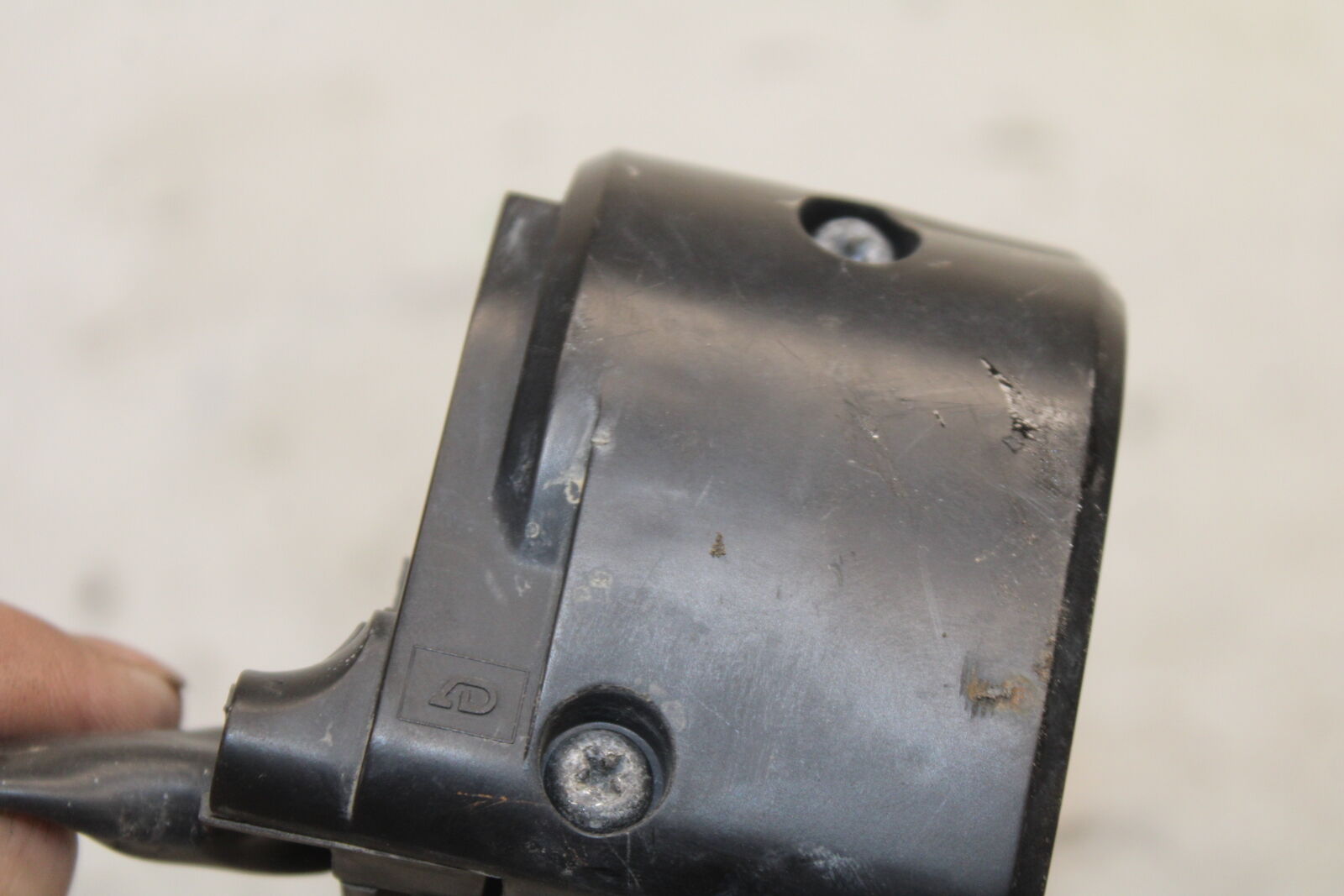 08-18 KAWASAKI KLR650 LEFT CLIP ON HANDLE HORN SIGNALS SWITCH SWITCHES BB707