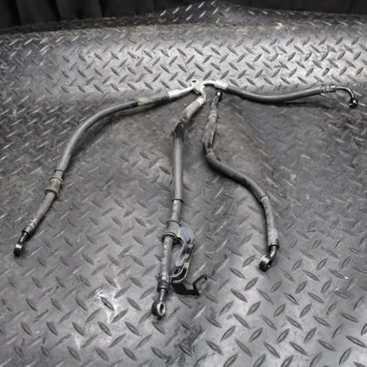 09-14 YAMAHA YZF R1 FRONT REAR BRAKE CALIPER HOSES LINES BB196