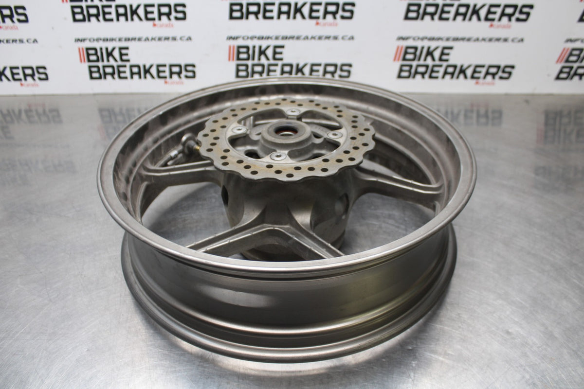 06 KAWASAKI NINJA 650 EX650 REAR WHEEL BACK RIM & ROTOR BB823
