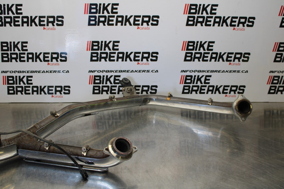 09 YAMAHA V STAR 950 EXHAUST PIPE SYSTEM BB172