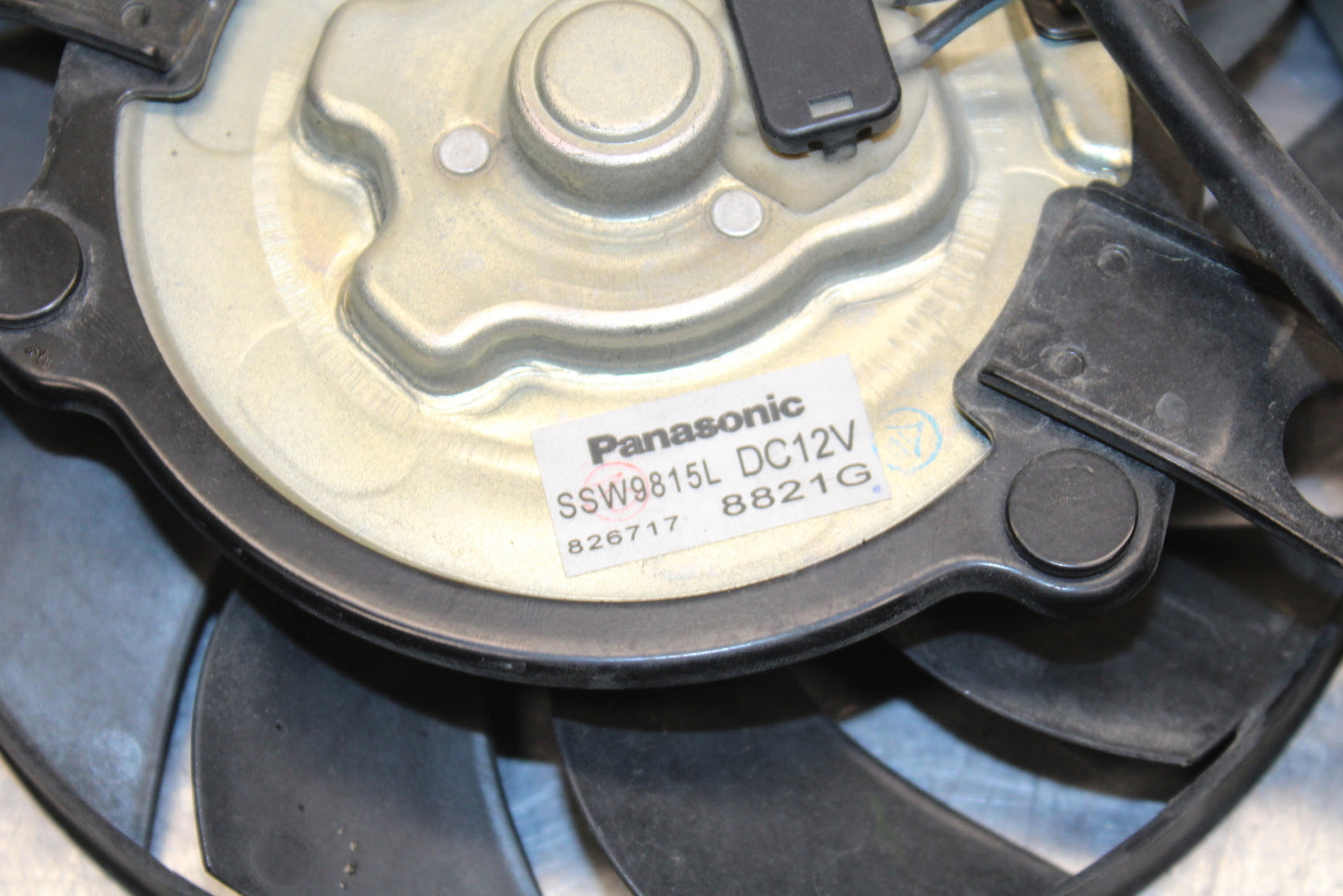 09 HONDA CBR600RR ENGINE RADIATOR COOLING FAN BB760