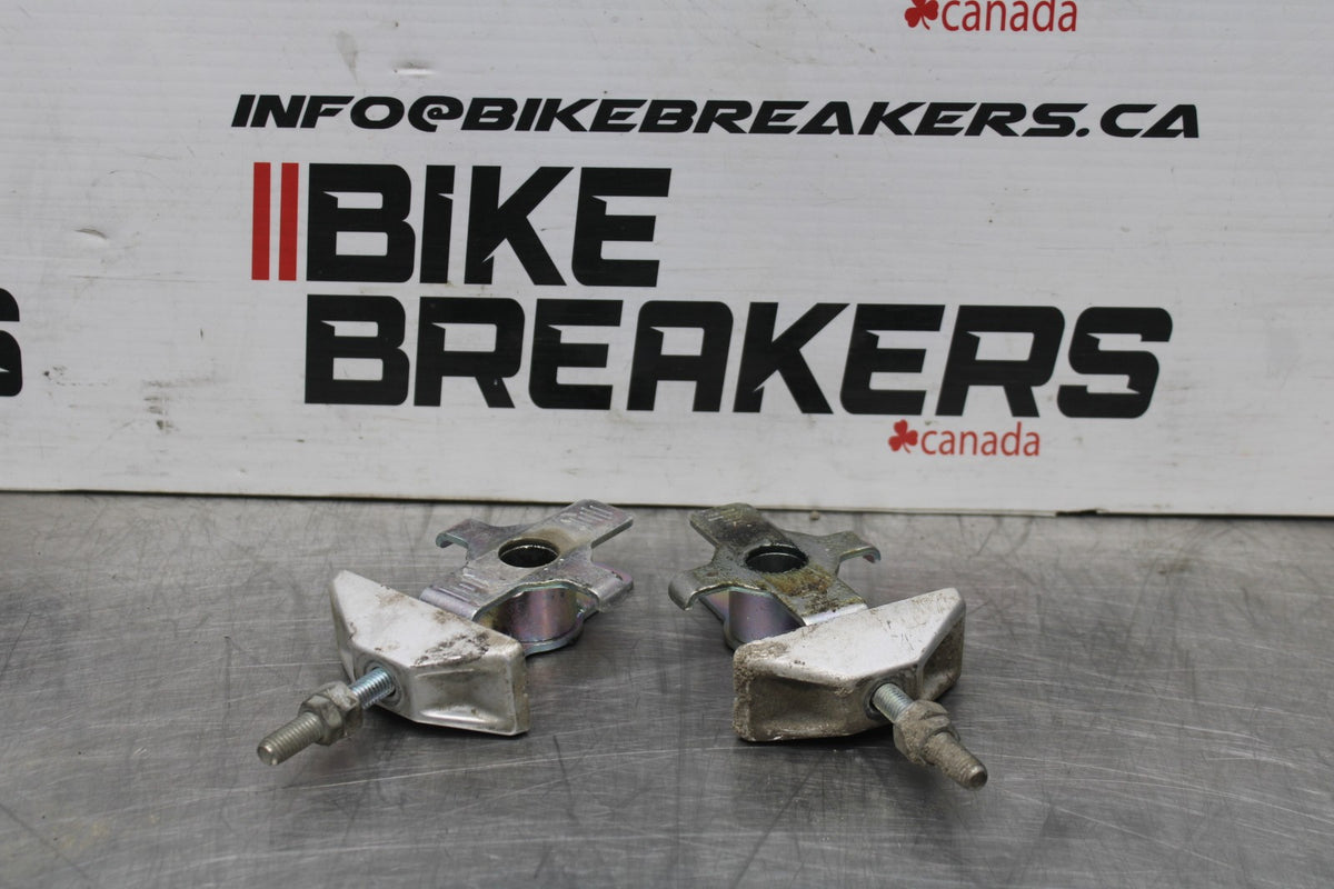 18 HONDA CB500F SWINGARM CHAIN TENSIONER ADJUSTMENT BRACKETS  BB861