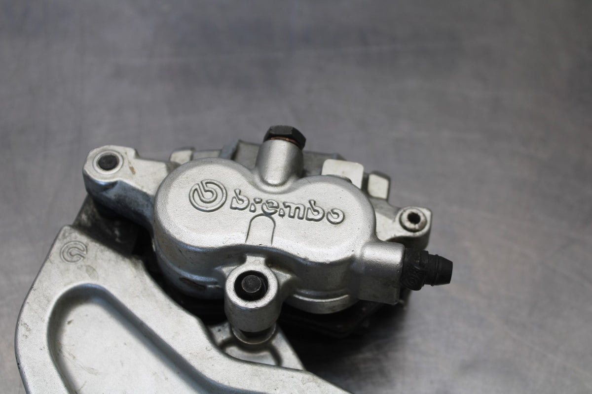 05-06 VICTORY KINGPIN DELUXE REAR BACK BRAKE CALIPER W MOUNT BRACKET BB195