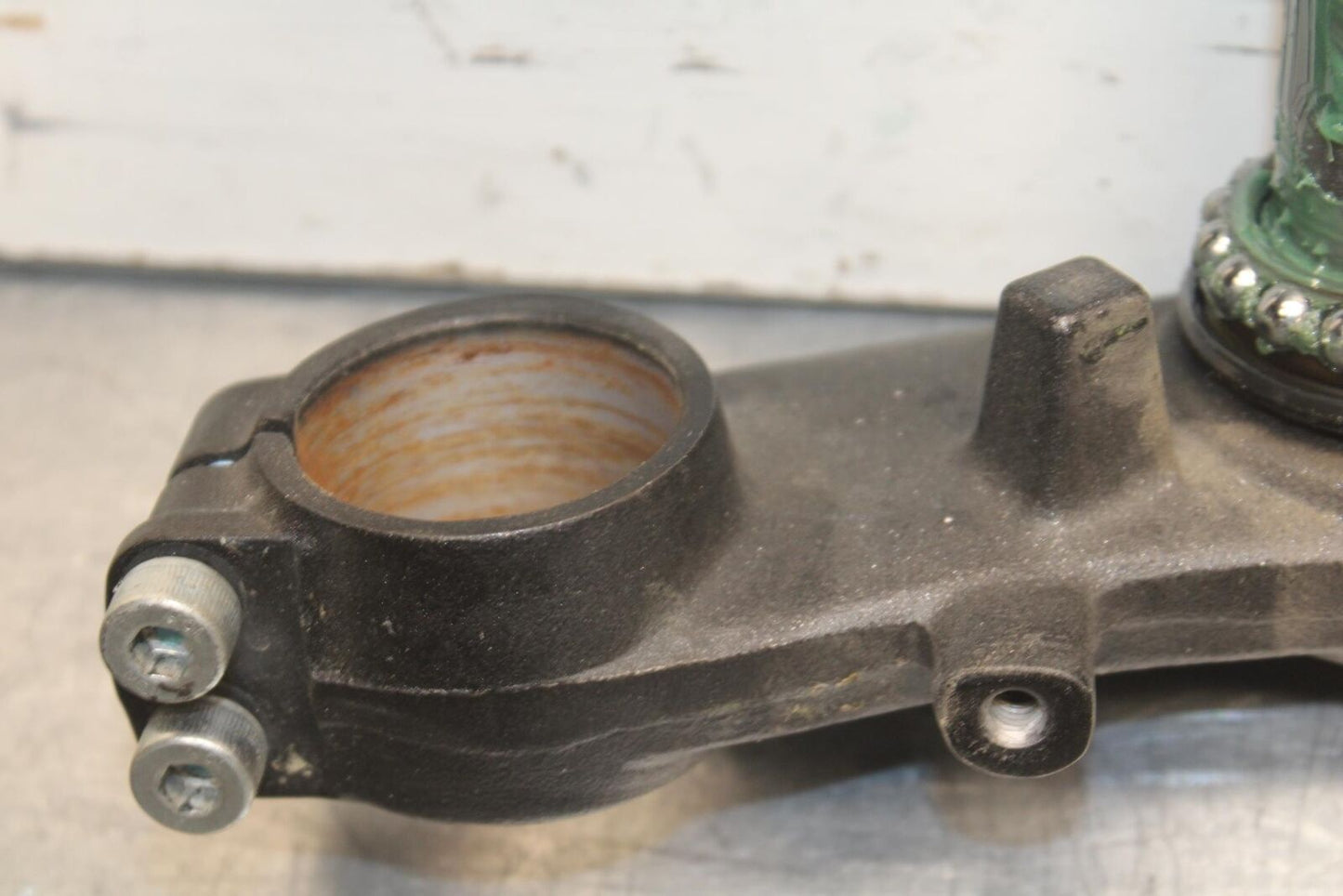 12-17 KAWASAKI ER-6N Z650 FRONT FORKS CLAMP LOWER TRIPLE TREE STEM BB607