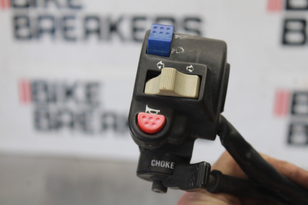06 KAWASAKI KLR650 LEFT CLIP ON HANDLE HORN SIGNALS SWITCH SWITCHES BB919