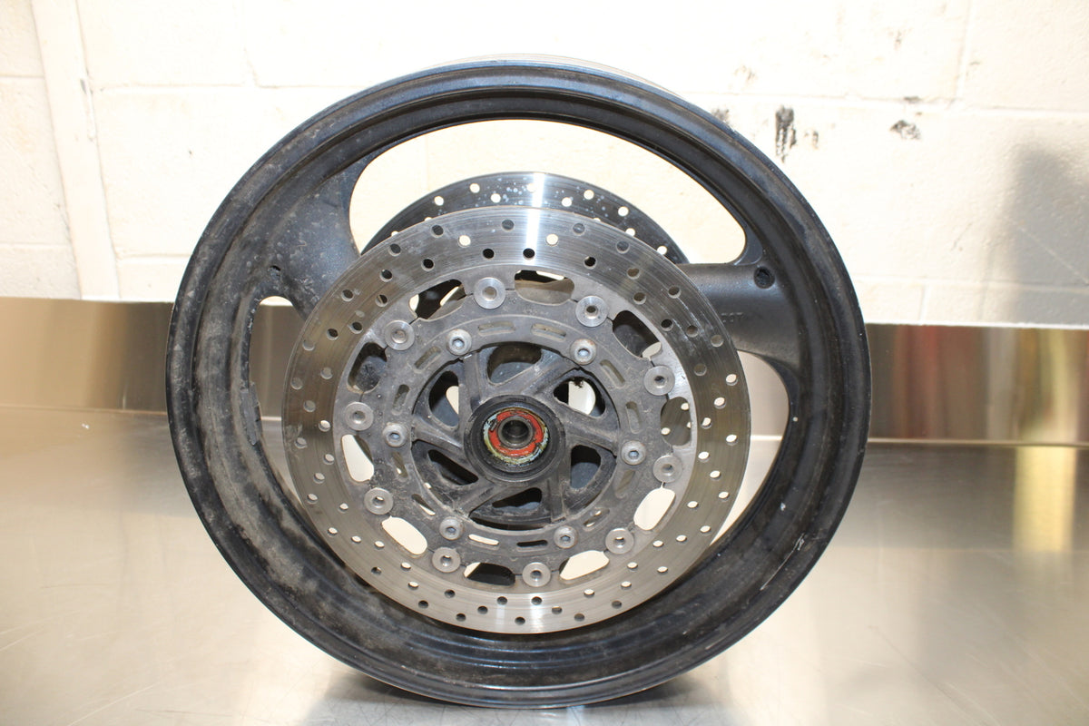 96-07 YAMAHA YZF600R FRONT WHEEL FRONT RIM & ROTORS BB746