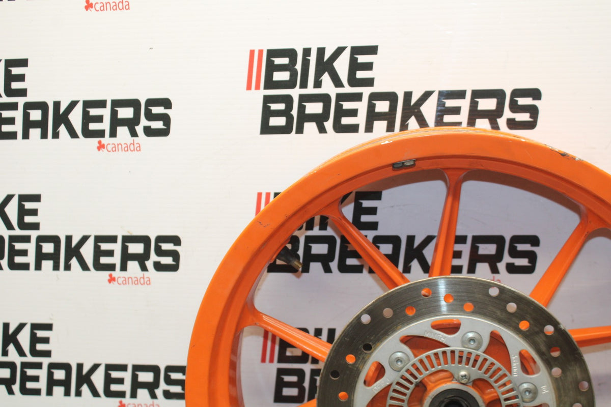 13-16 KTM 390 DUKE REAR WHEEL BACK RIM & ROTOR BB815