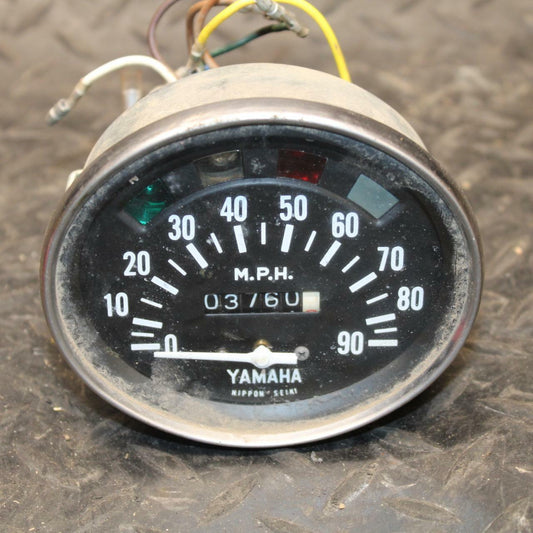 71 YAMAHA L5 SPEEDOMETER GAUGES  BB230