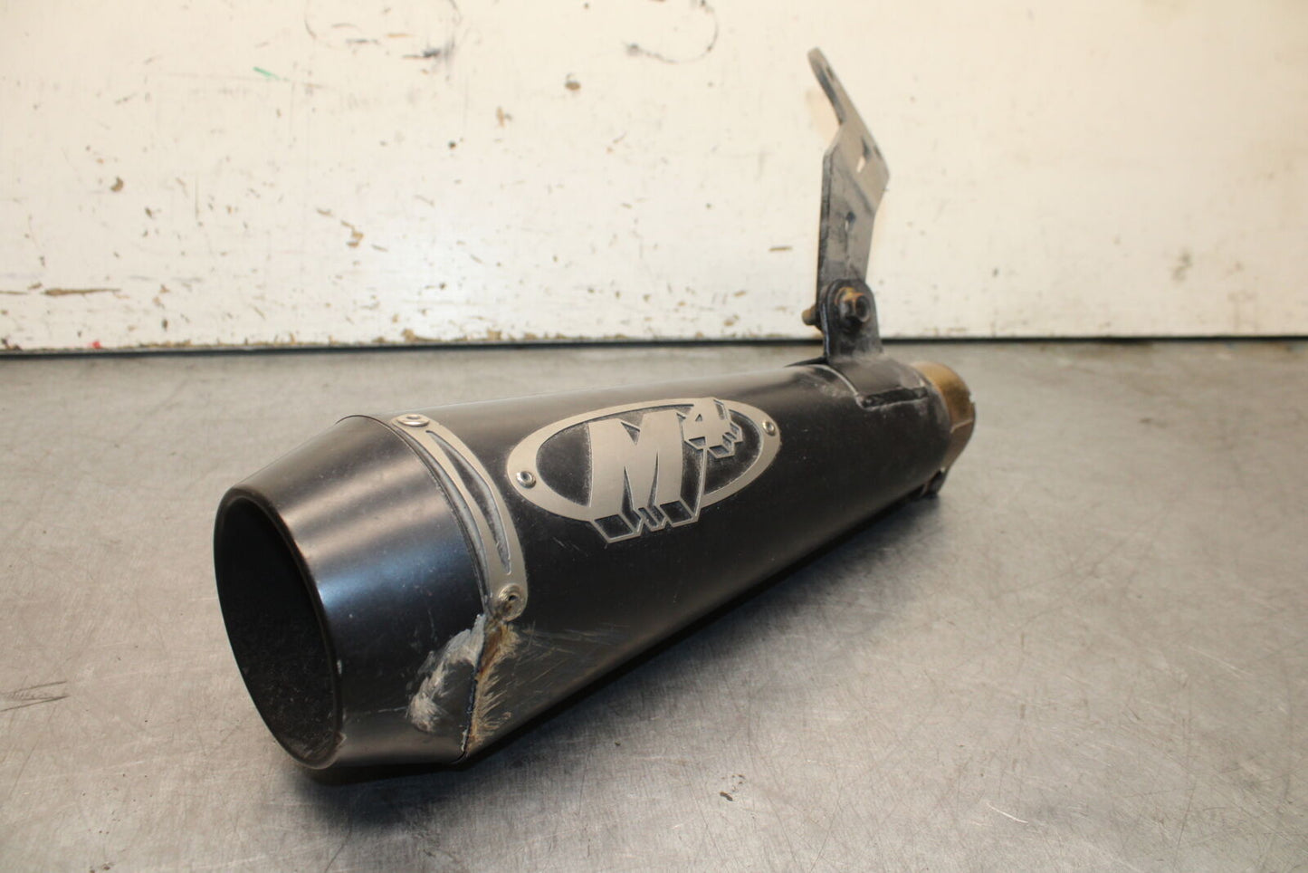 08-09 SUZUKI GSXR600 M4 EXHAUST PIPE MUFFLER SLIP ON CAN SILENCER BB728