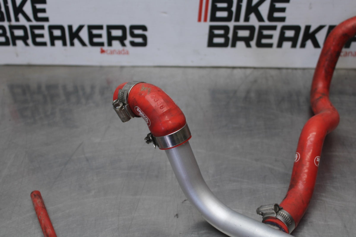 15 APRILIA RSV4 FACTORY APRC AFTERMARKET RADIATOR HOSES COOLANT WATER PIPE BB901
