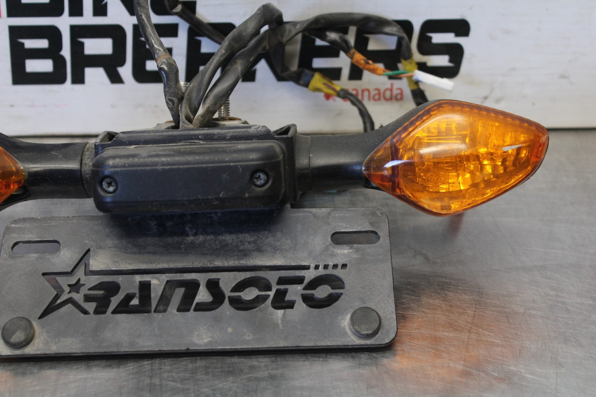 16 HONDA CB500F ABS FENDER ELIMINATOR PLATE BRACKET & LIGHTS BB930