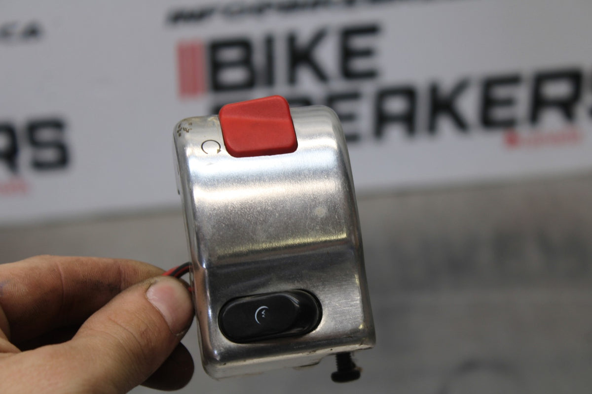 03-08 KAWASAKI VULCAN 1600 RIGHT CLIP ON HANDLE KILL OFF START SWITCH BB196
