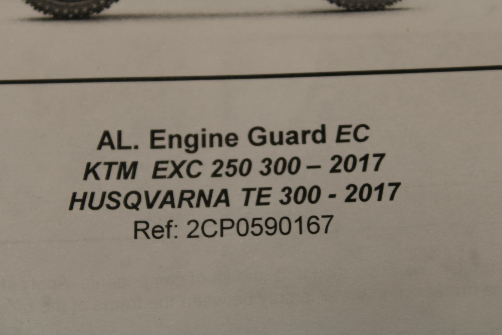 17 KTM 250 300 EXC CROSSPRO LOWER BOTTOM SKID PLATE GUARD SHIELD