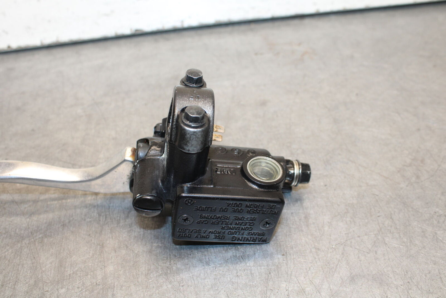 13-15 HONDA CBR500R FRONT BRAKE MASTER CYLINDER w/ LEVER 45510-MGZ-305 BB315