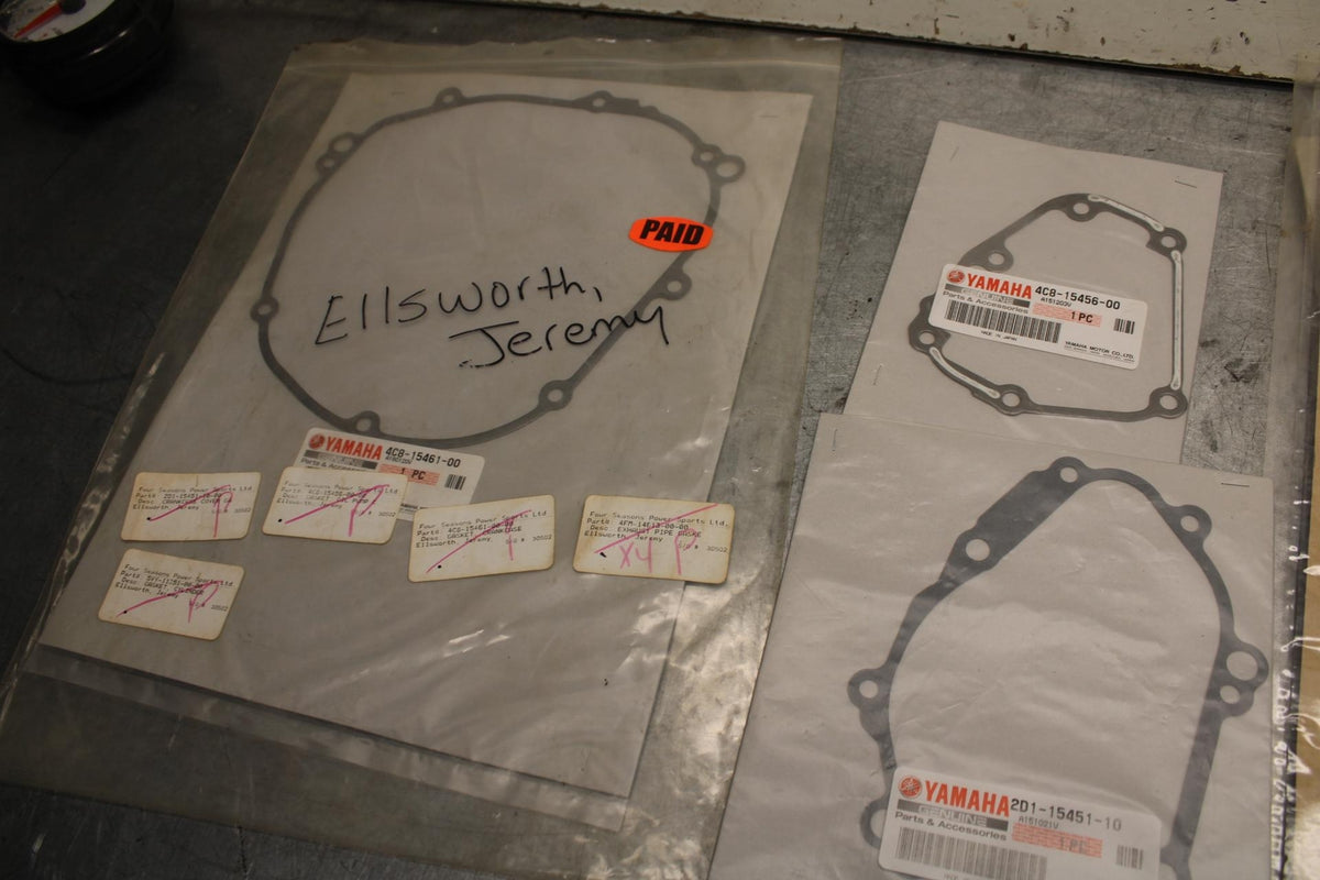 06 YAMAHA YZF R6 MISCELLANEOUS OEM GASKETS BB630