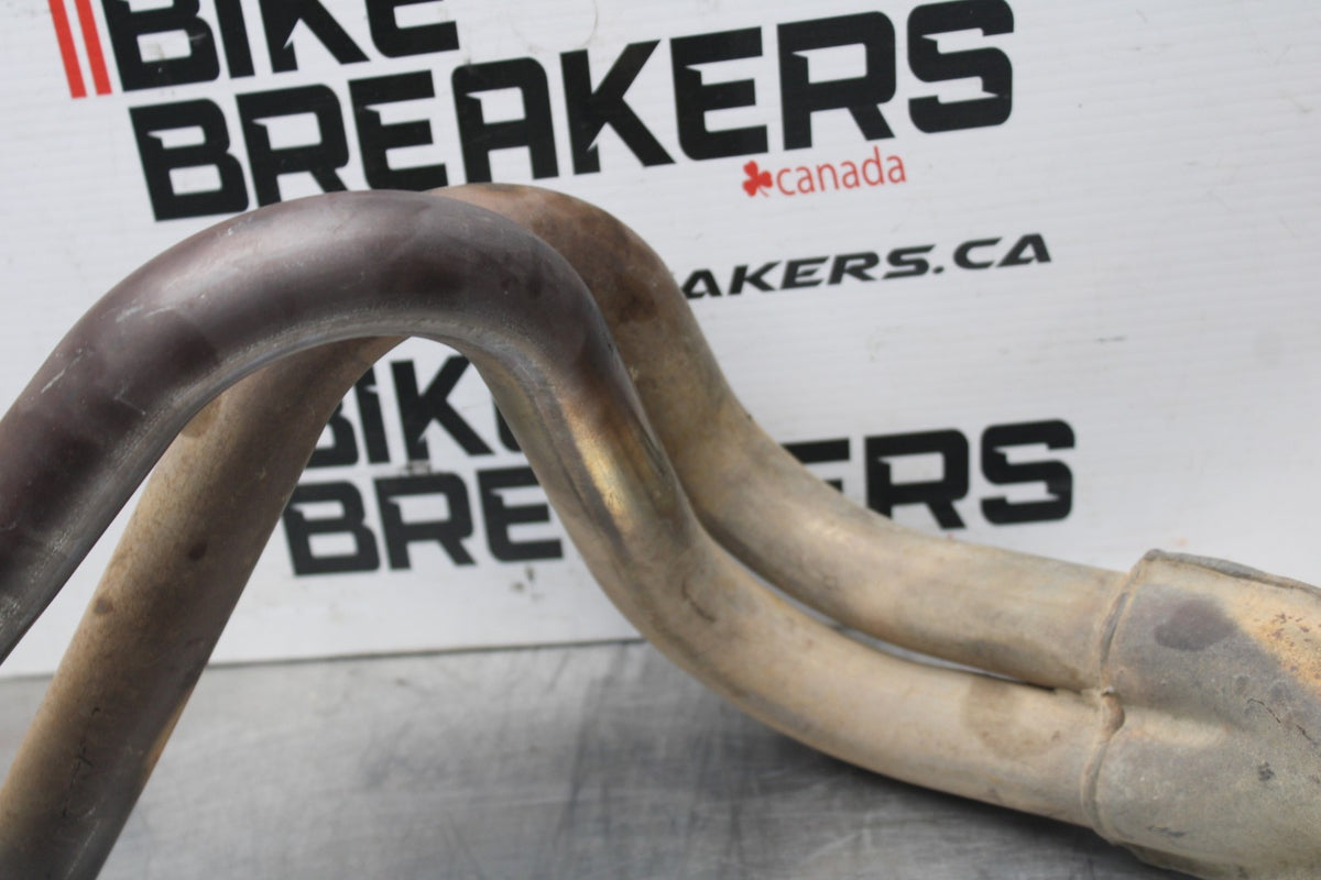 08 KAWASAKI NINJA 650 EX650 EXHAUST HEADER PIPES MANIFOLD BB797