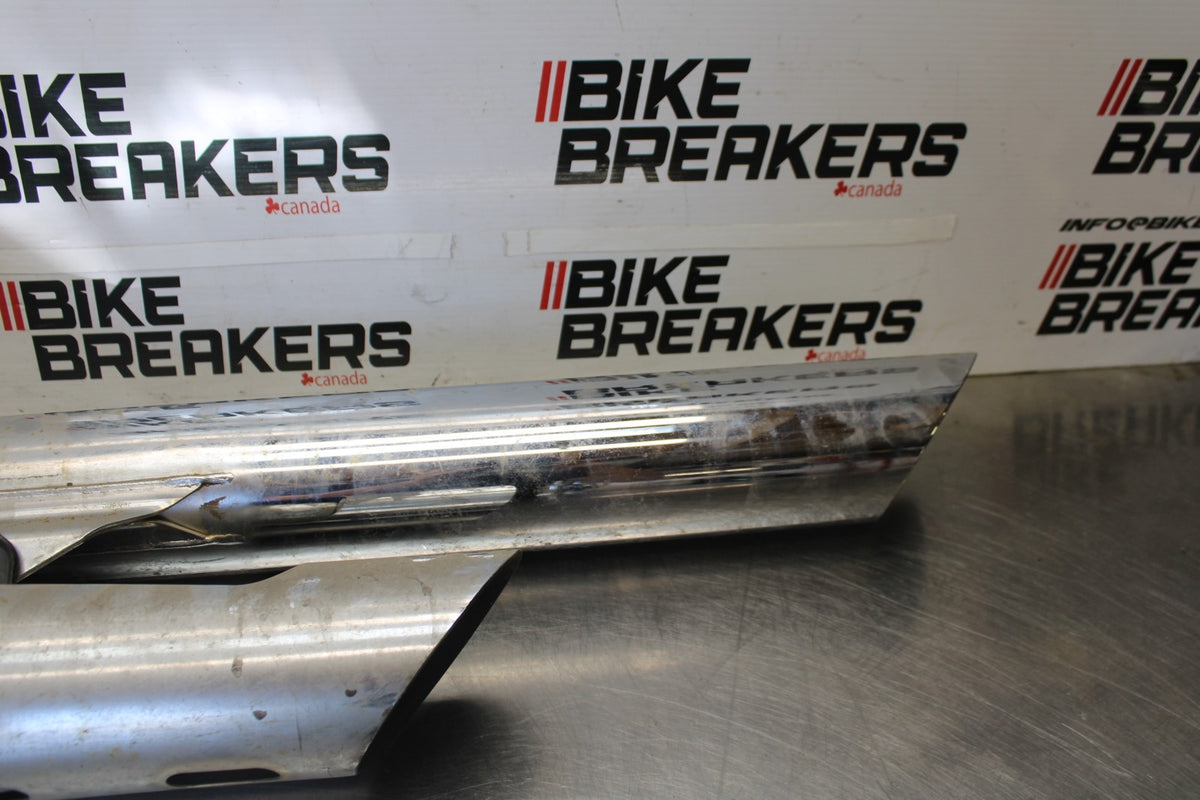 05-09 SUZUKI BOULEVARD C90 MUFFLER EXHAUST SILENCER PIPE SET PAIR BB918