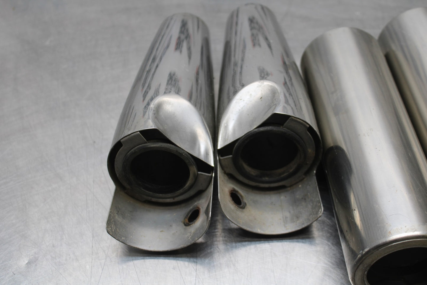 08 KAWASAKI VULCAN 900 FRONT FORK COVER GUARD SHIELD COWL SET KIT BB184