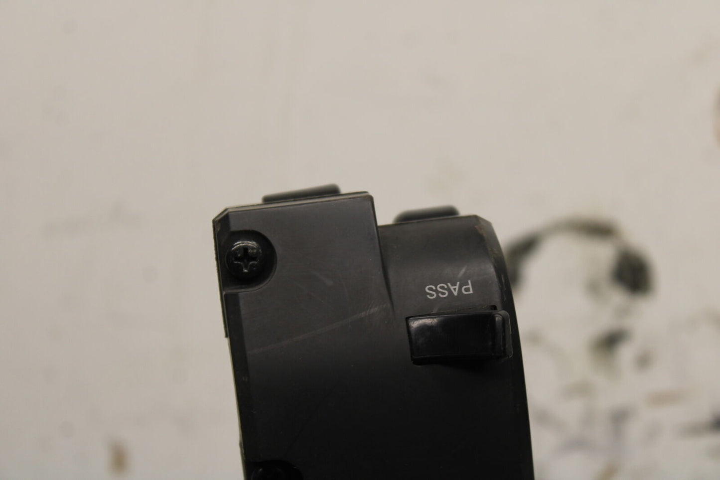 13-17 KAWASAKI NINJA ZX6R ZX636E LEFT CLIP ON HANDLE HORN SIGNALS SWITCH BB735