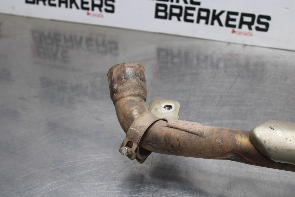 15 TRIUMPH TIGER 800 EXHAUST HEADER PIPES MANIFOLD BB873