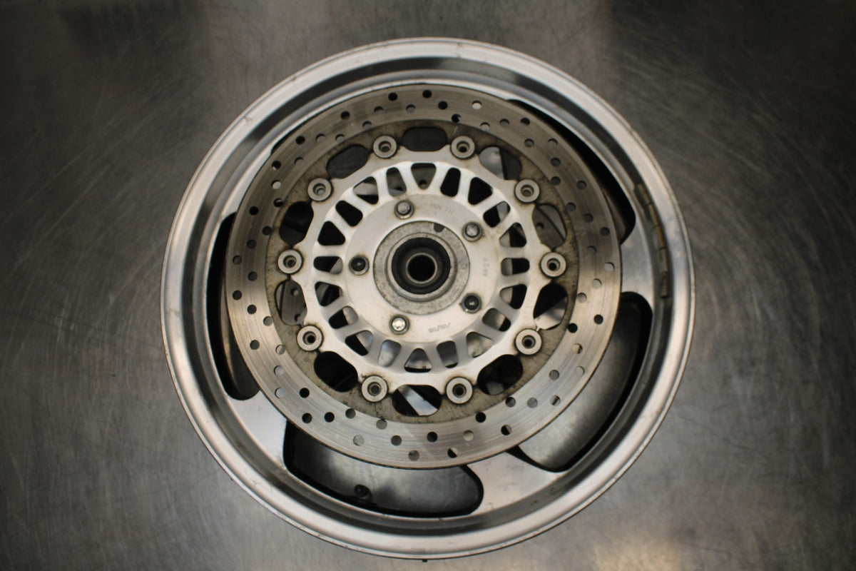 05 TRIUMPH ROCKET III FRONT WHEEL FRONT RIM & ROTORS BB186