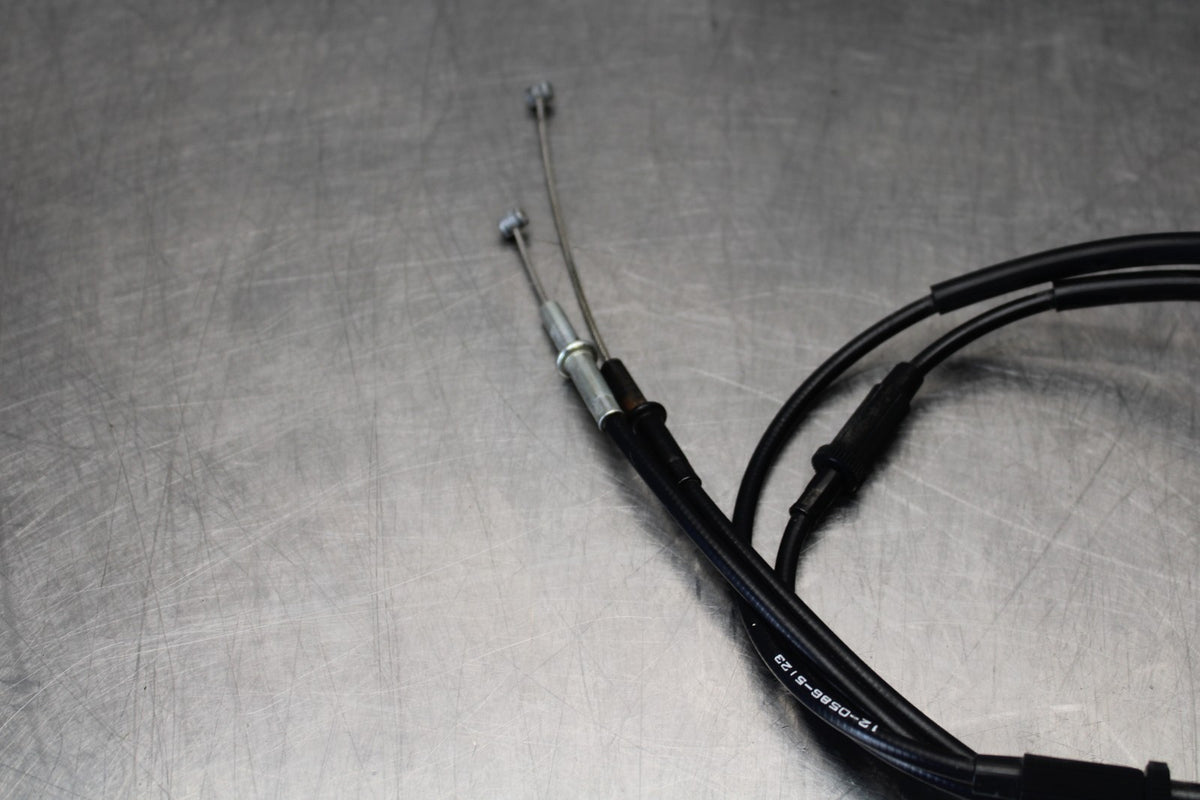 13-18 KAWASAKI NINJA ZX6R THROTTLE CABLES LINES BB908