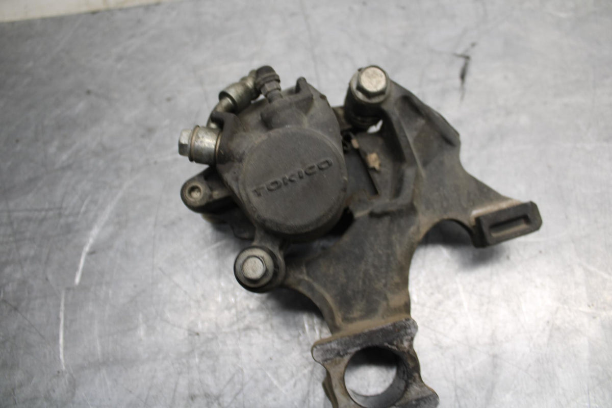 08-10 SUZUKI GSXR750 REAR BACK BRAKE CALIPER W MOUNT BRACKET bb476