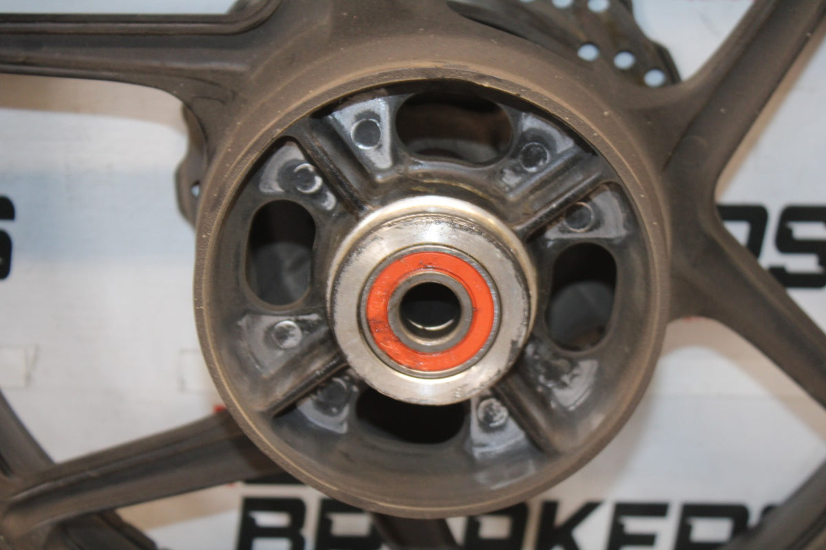 04-05 KAWASAKI NINJA ZX10R REAR WHEEL BACK RIM & ROTOR BB931