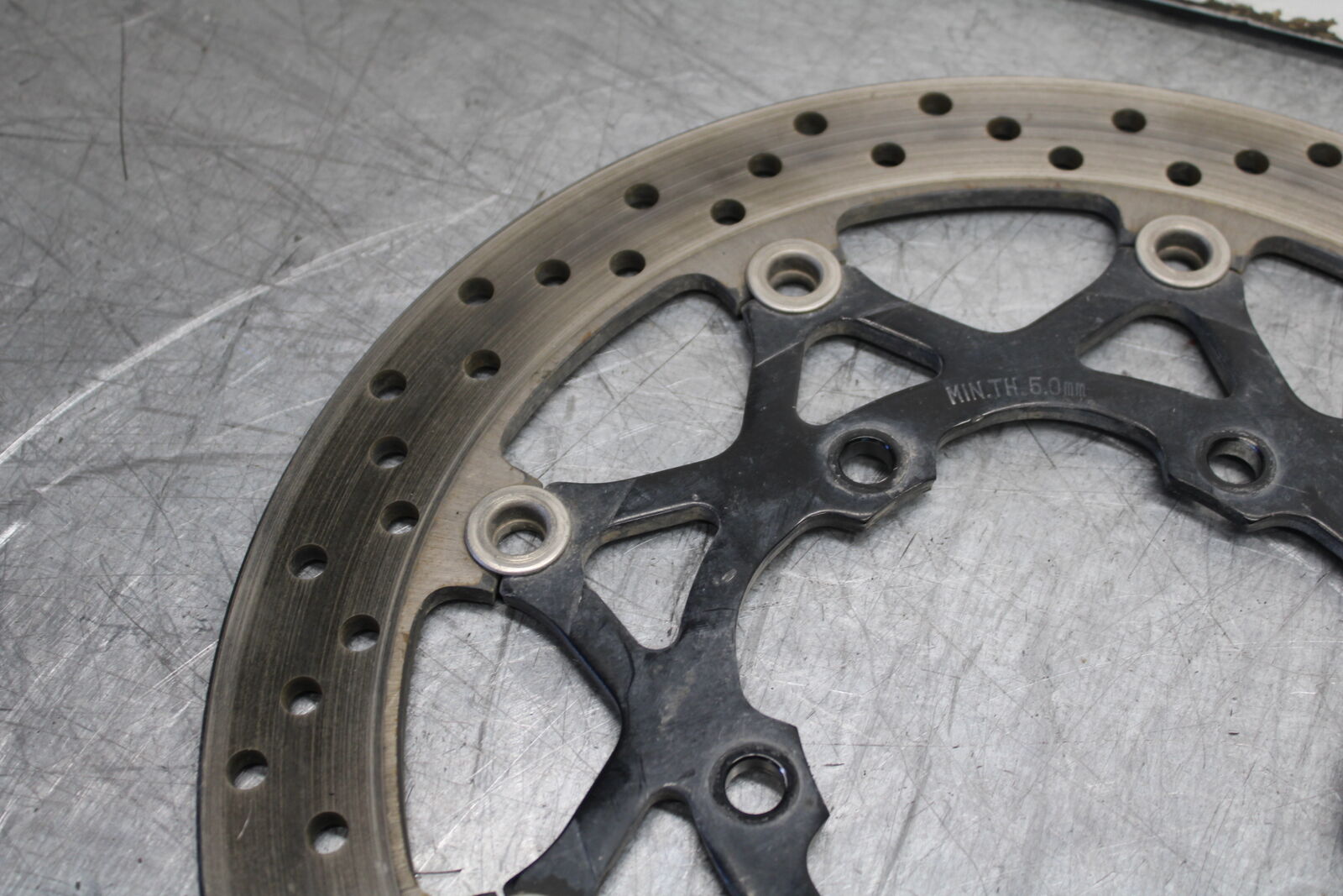 06-07 SUZUKI GSXR 600 FRONT LEFT RIGHT BRAKE ROTORS DISCS BB243