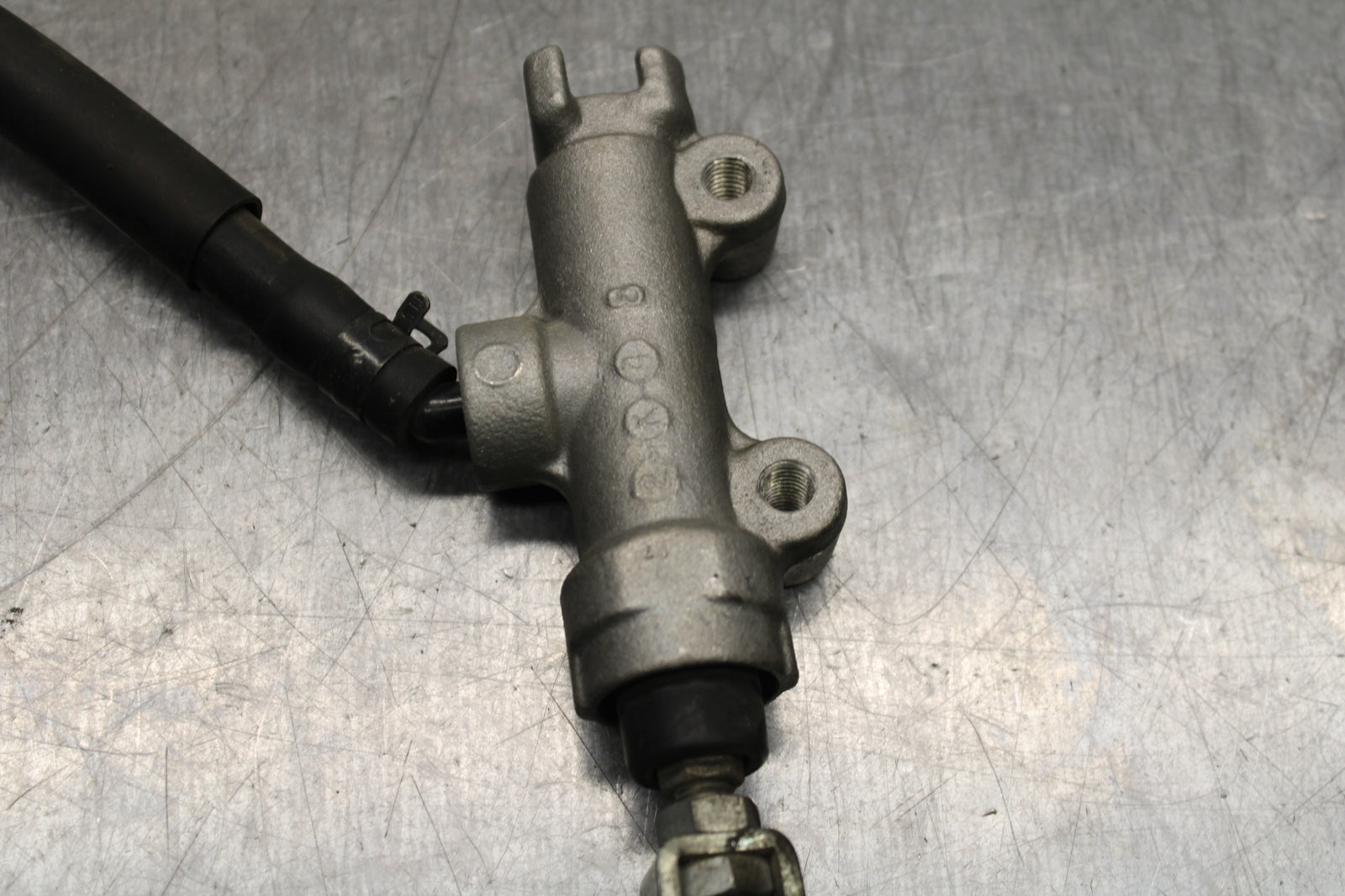 12-13 KAWASAKI Z1000 REAR BACK BRAKE MASTER CYLINDER W RESERVOIR BB743