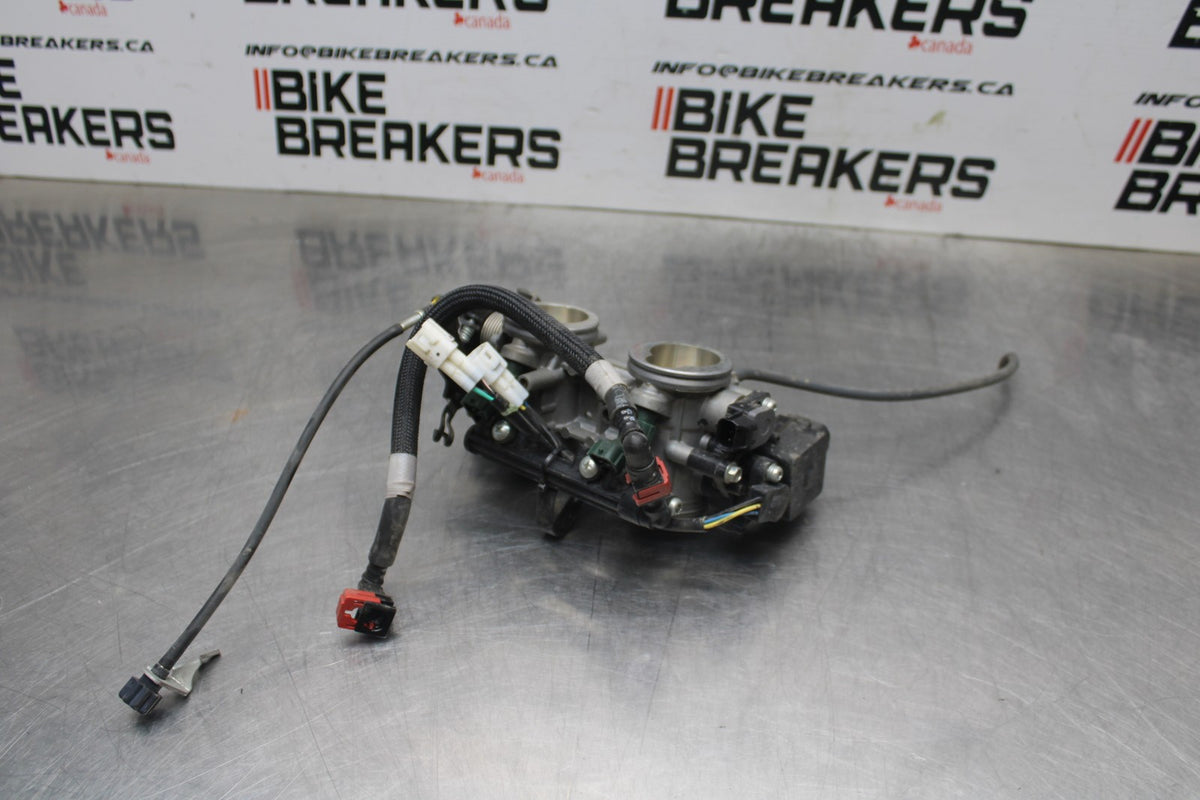 07 KAWASAKI NINJA 650 EX650 MAIN FUEL INJECTORS / THROTTLE BODIES BB844