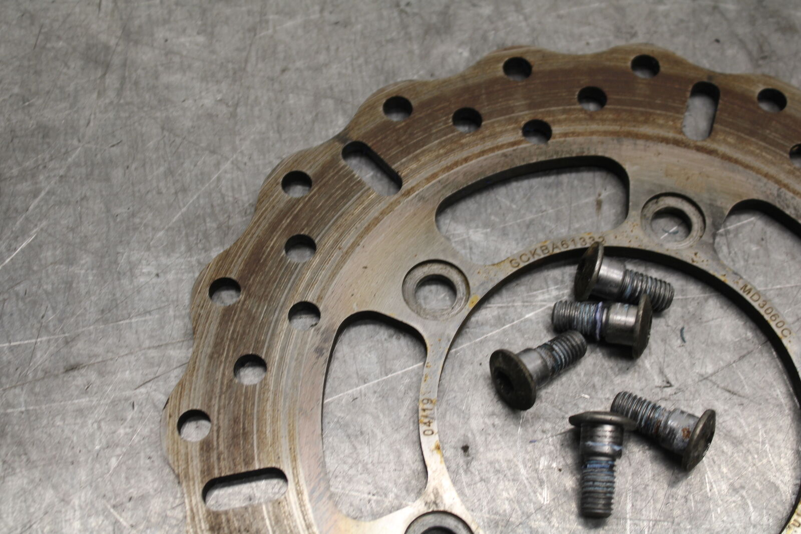 08-10 SUZUKI GSXR 600 EBC AFTERMARKET REAR ROTOR BACK BRAKE DISC  BB721