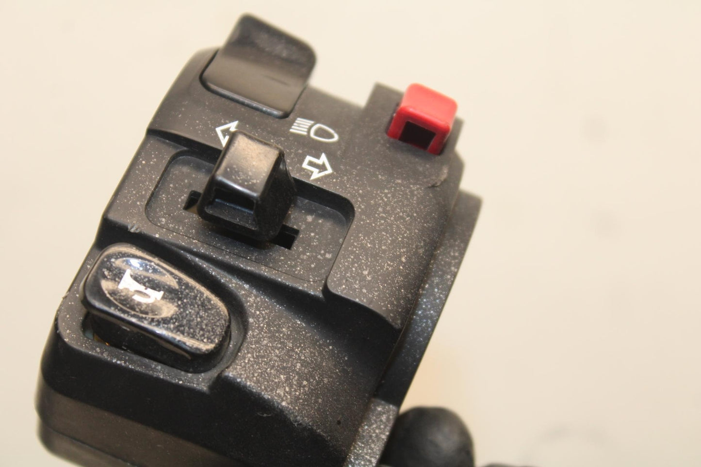 12-17 KAWASAKI ER-6N Z650 LEFT CLIP ON HANDLE HORN SIGNALS SWITCH  BB607