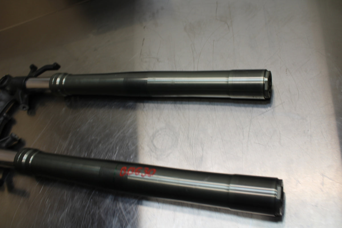 09-12 KAWASAKI NINJA ZX6R FRONT FORKS SHOCK  SET PAIR 44071-0633-828 B630
