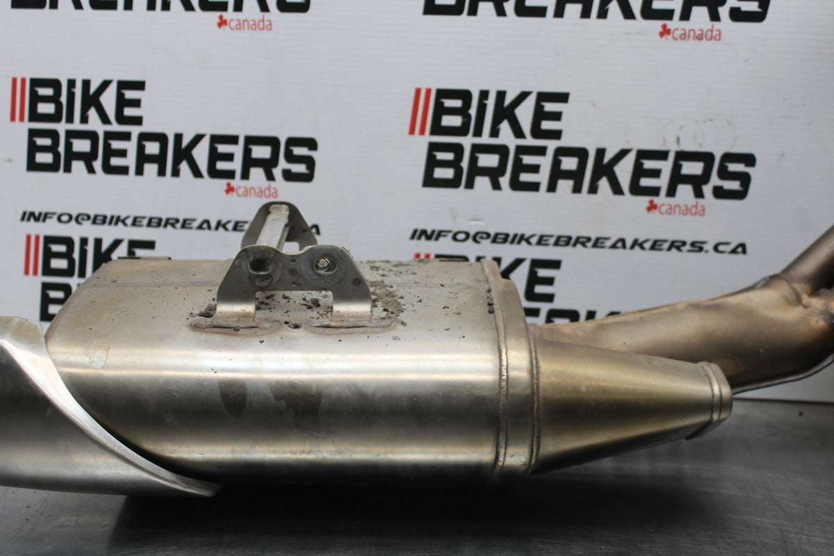 12-16 KAWASAKI NINJA 650 EX650F ABS FULL EXHAUST SYSTEM PIPE MUFFLER  BB860