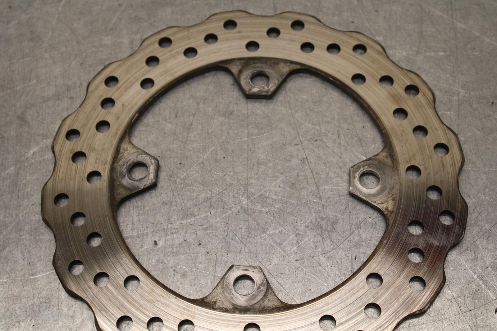 09-12 KAWASAKI NINJA ZX6R REAR ROTOR BACK BRAKE DISC 41080-0040 BB640