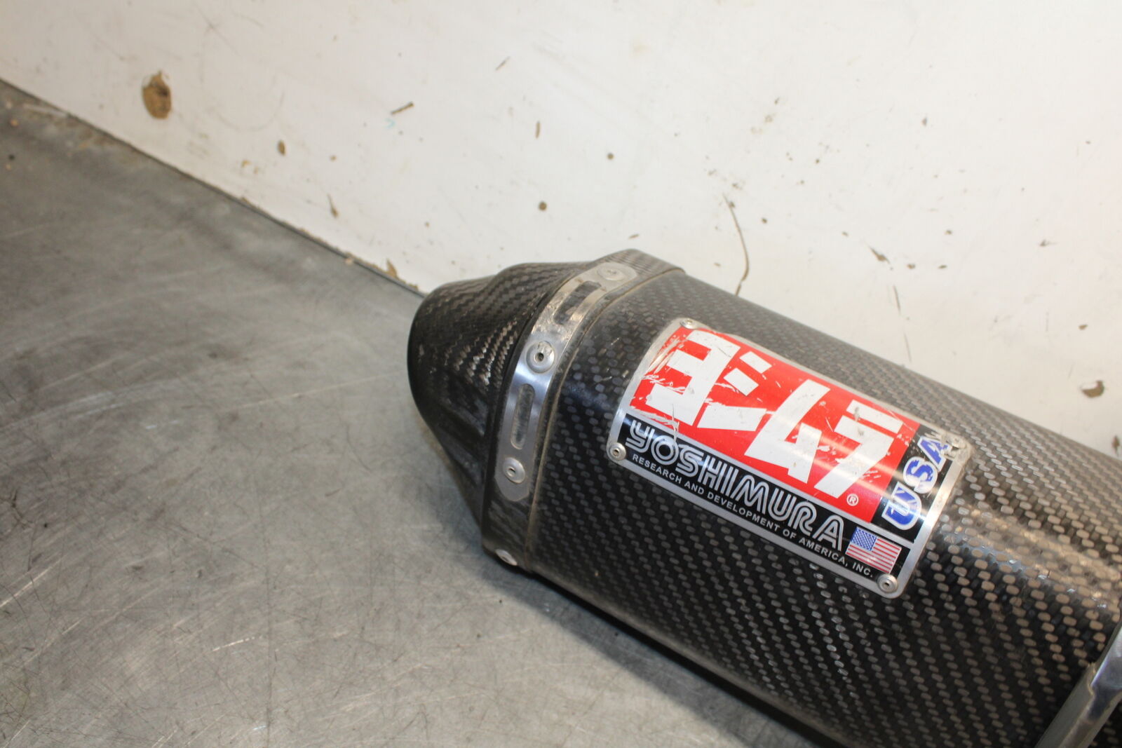 05-06 SUZUKI GSXR1000 YOSHIMURA EXHAUST PIPE MUFFLER SLIP ON CAN SILENCER BB677