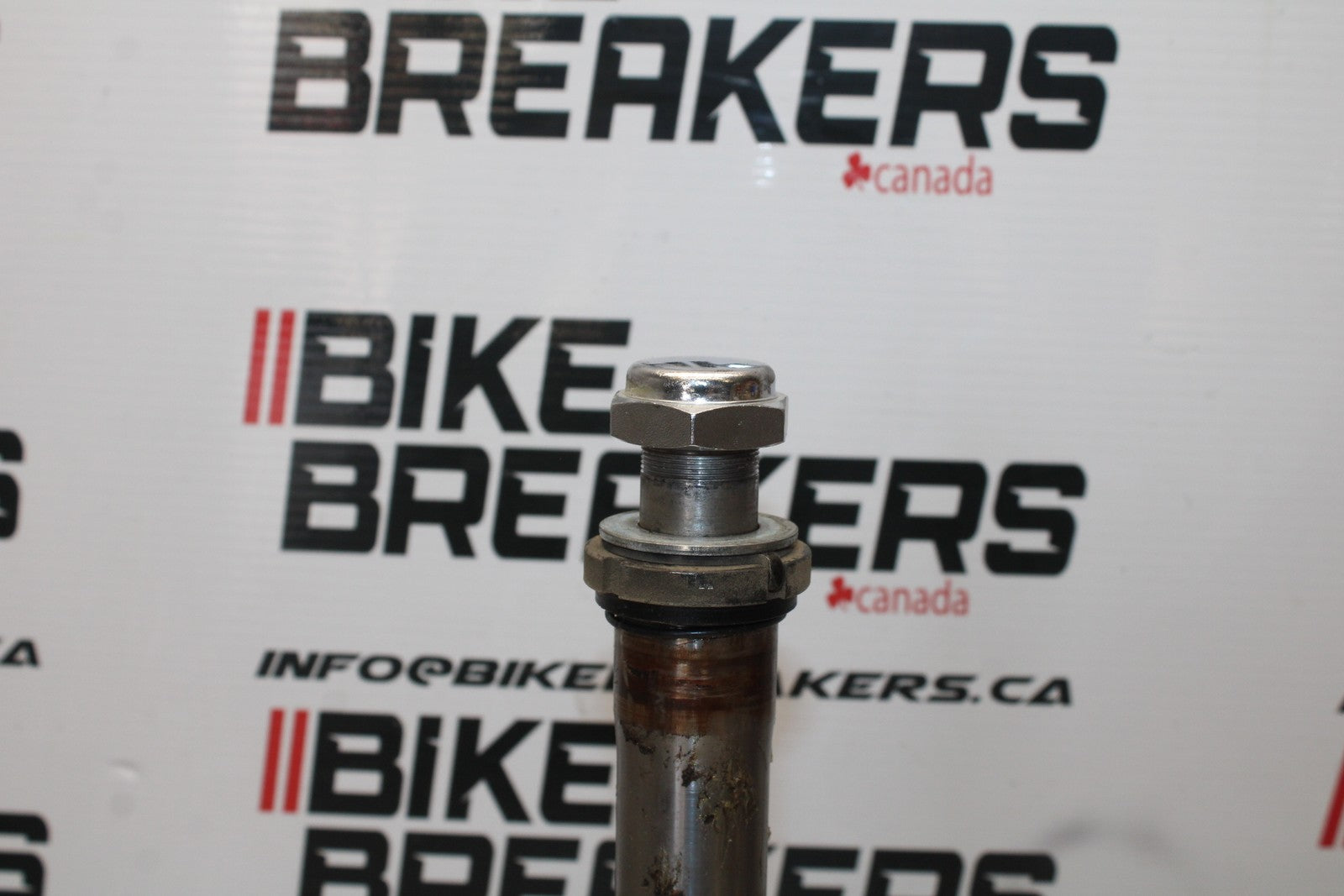 03-08 KAWASAKI VULCAN 1600 FRONT FORKS CLAMP LOWER TRIPLE TREE STEM BB196