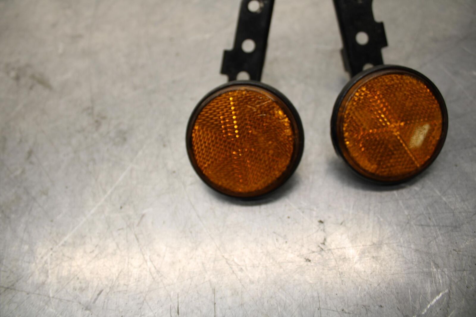 08-09 KAWASAKI NINJA ZX14R FRONT REFLECTORS REFLECTOR SET PAIR BB73