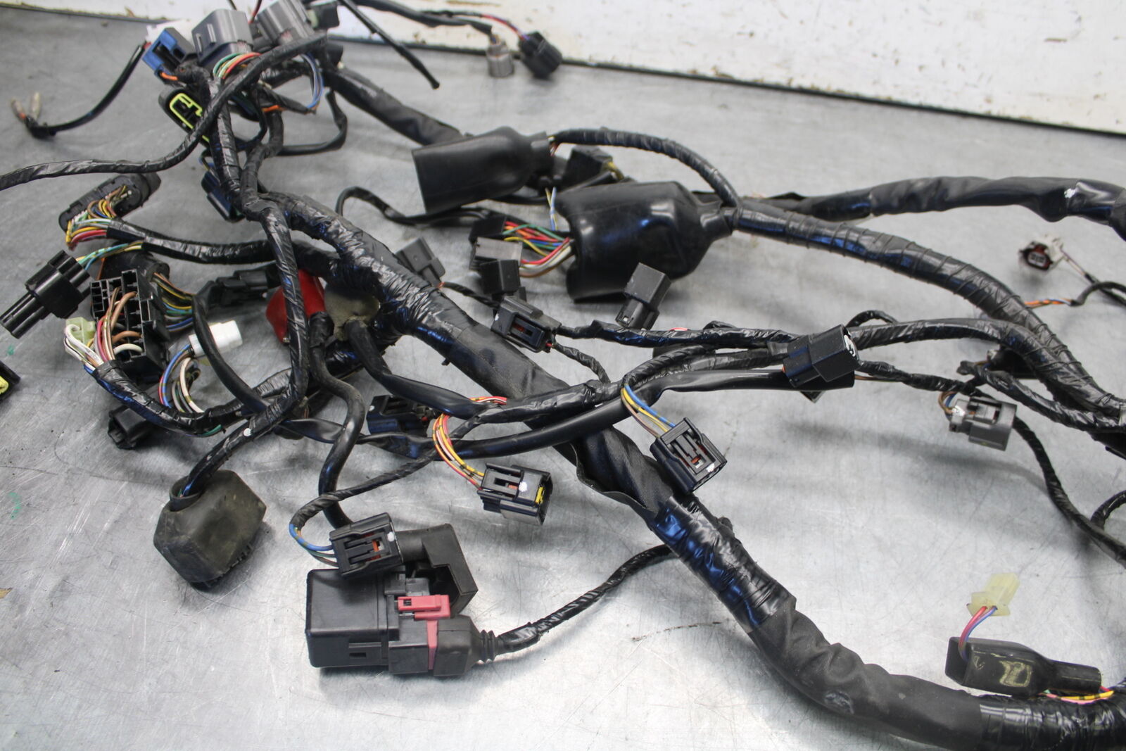 09-12 KAWASAKI NINJA ZX6R MAIN ENGINE WIRING HARNESS WIRE LOOM 26031-0793  BB698