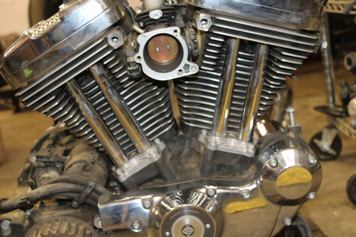 09 HARLEY-DAVIDSON SPORTSTER 1200 CUSTOM XL1200C ENGINE MOTOR BB776