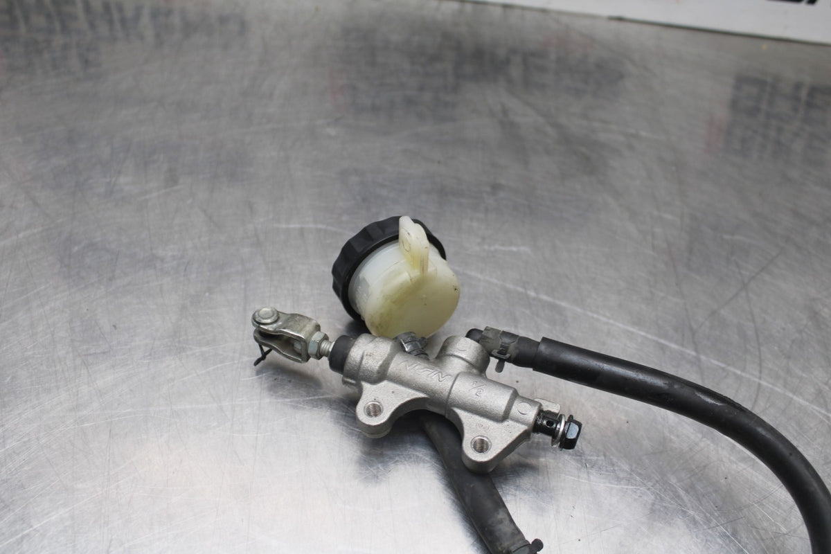 08 KAWASAKI NINJA 650 EX650 REAR BACK BRAKE MASTER CYLINDER W RESERVOIR BB797