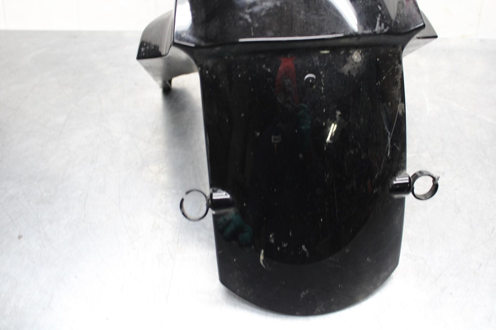 2011 Kawasaki Ninja ZX6R ZX600R FRONT WHEEL FENDER COWL 35004-0118-32N BB587