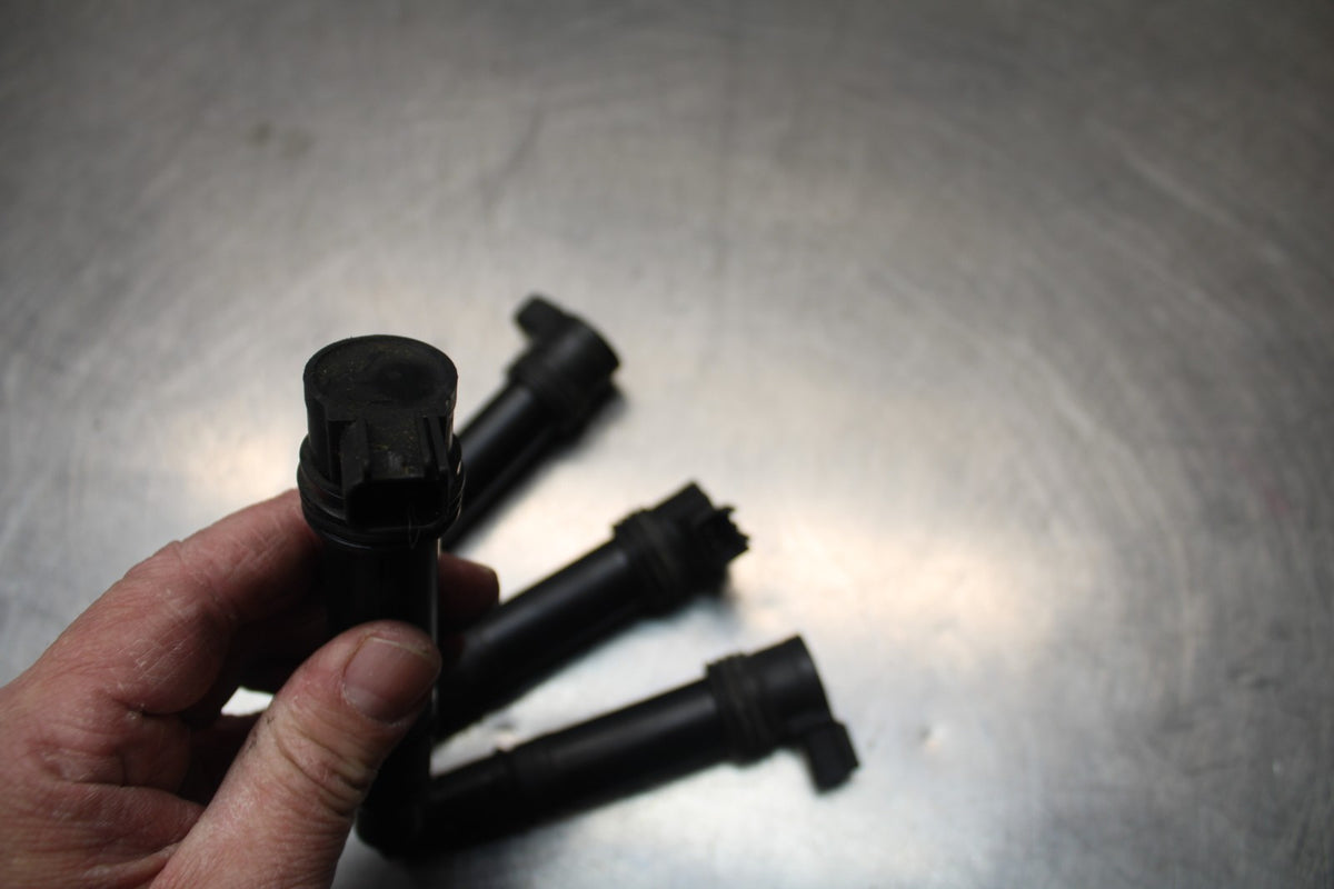07-08 KAWASAKI NINJA ZX6R IGNITION COILS COIL SPARK PLUG CAPS 21171-1282 BB855