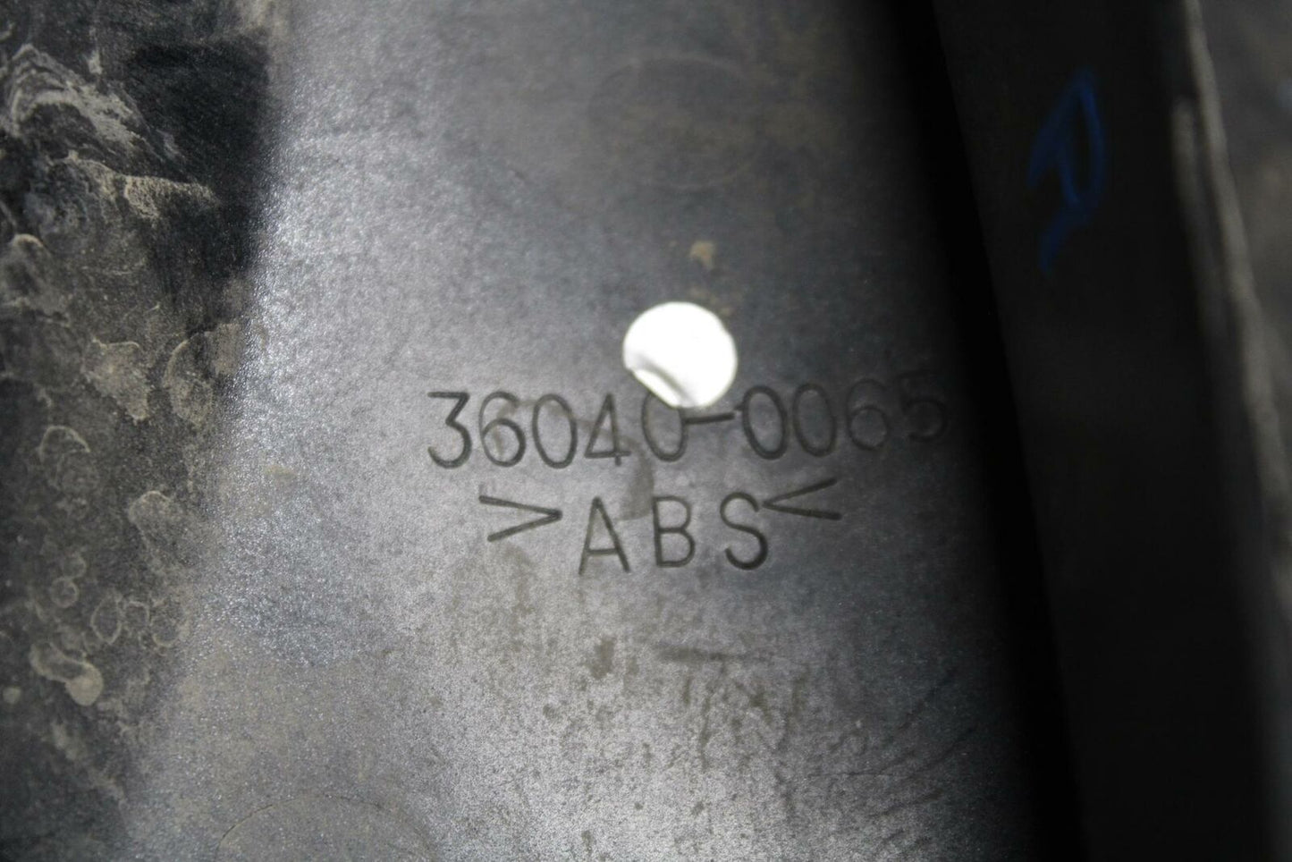 07-09 KAWASAKI VERSYS 650 REAR BACK TAIL FAIRING COWL SHROUD BB206