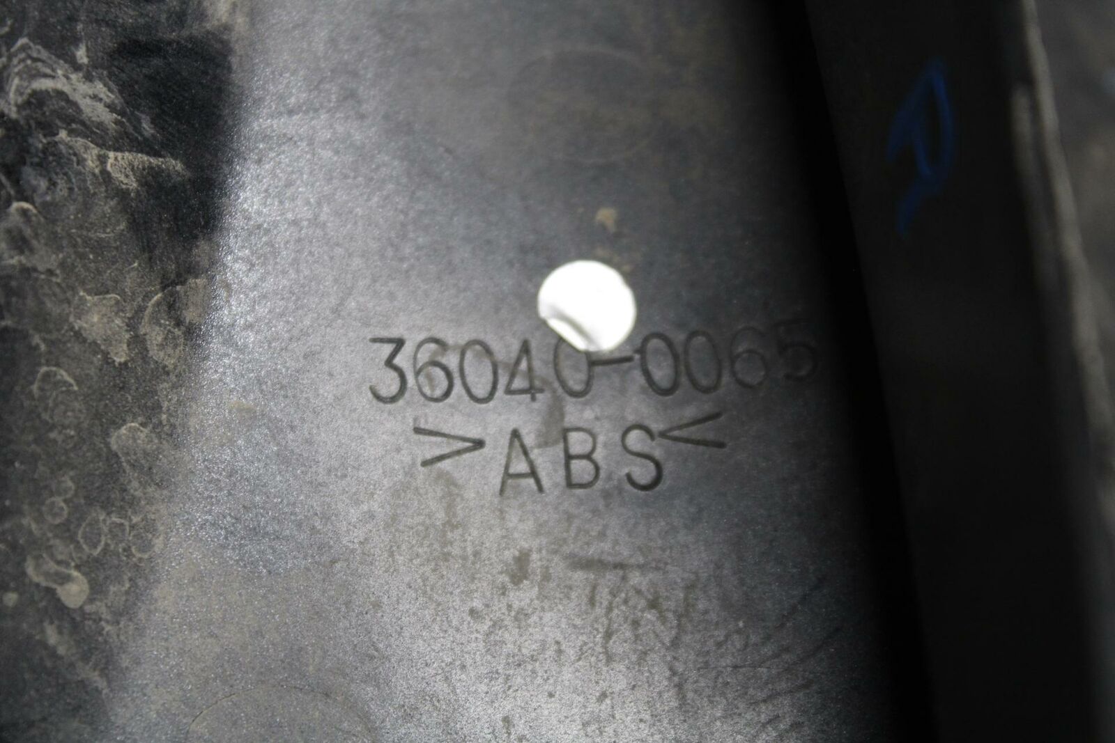 07-09 KAWASAKI VERSYS 650 REAR BACK TAIL FAIRING COWL SHROUD BB206