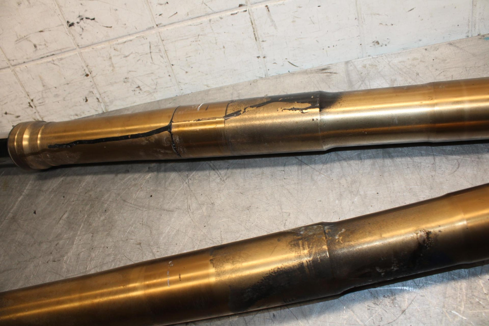 06-07 SUZUKI GSXR600  FORKS SHOCK SUSPENSION SET PAIR 51103-01H00 BB499
