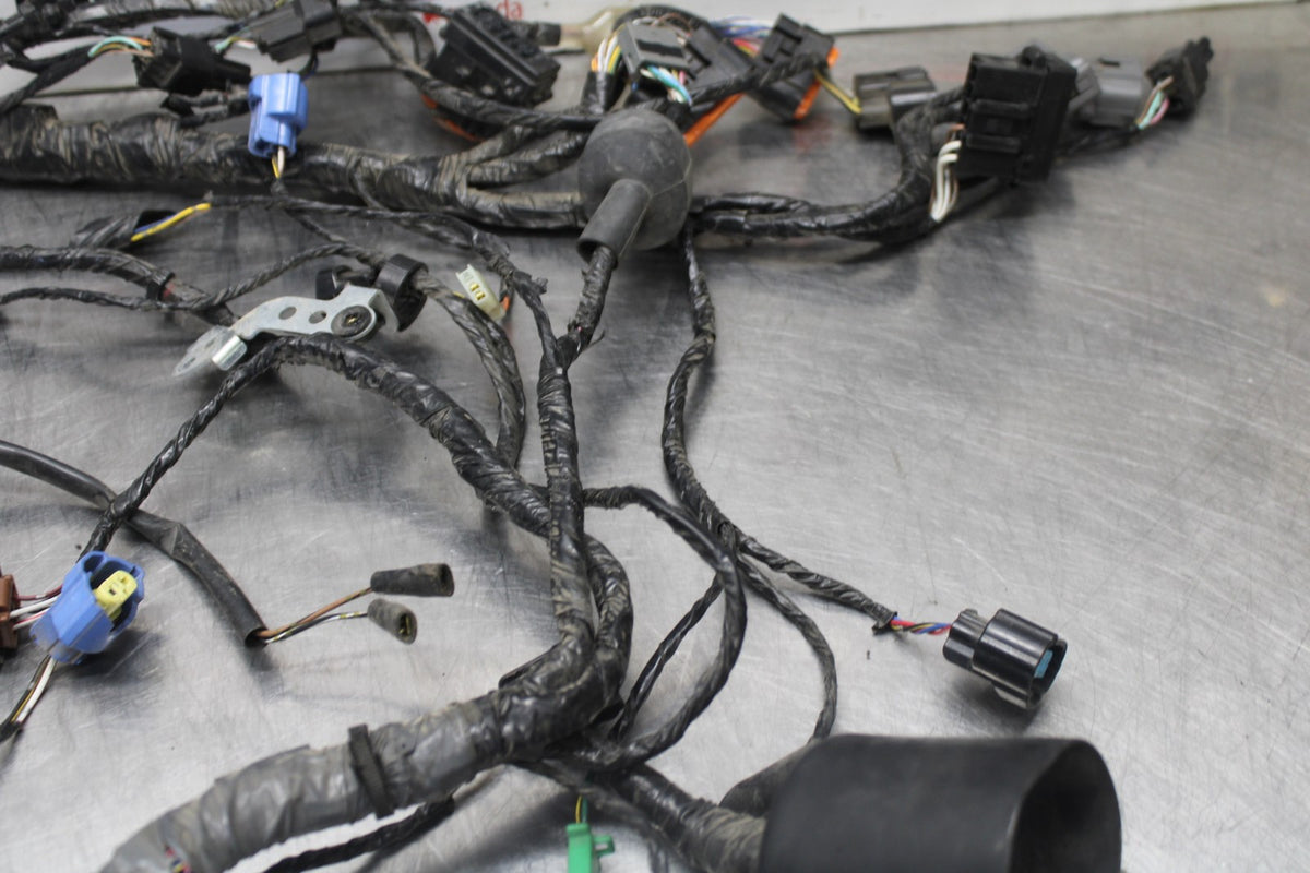 08-09 KAWASAKI NINJA ZX14R MAIN ENGINE WIRING HARNESS MOTOR WIRE LOOM BB932