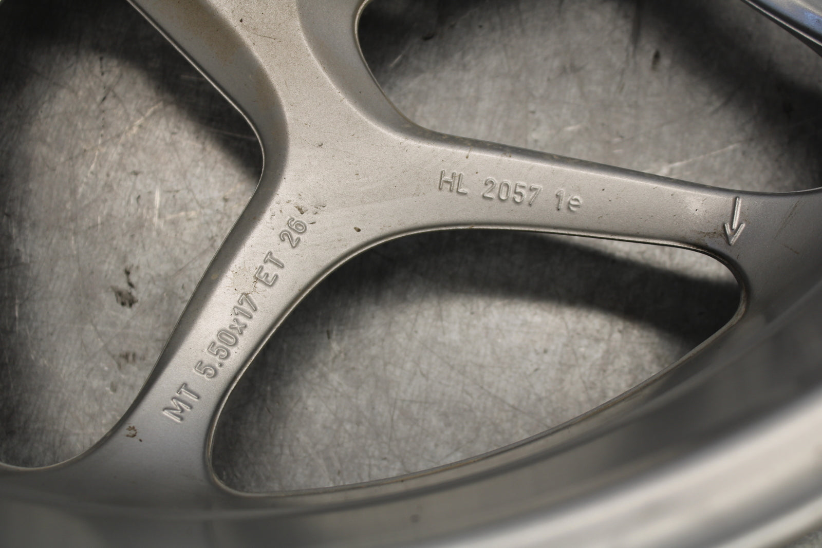 06-12 BMW F800ST REAR WHEEL BACK RIM BB291
