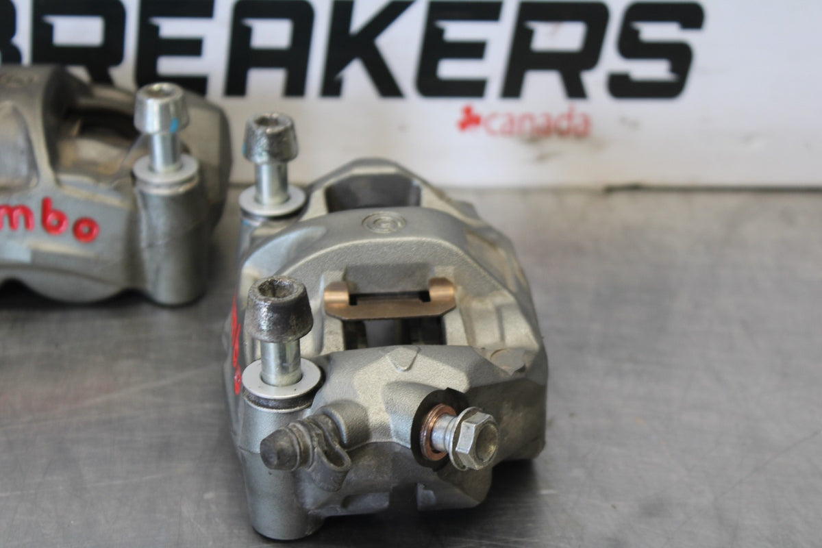 24 APRILIA TUONO V4 1100 FACTORY ABS FRONT BRAKE CALIPER SET PAIR BB887